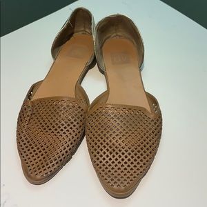 Tan and Gold Sandals